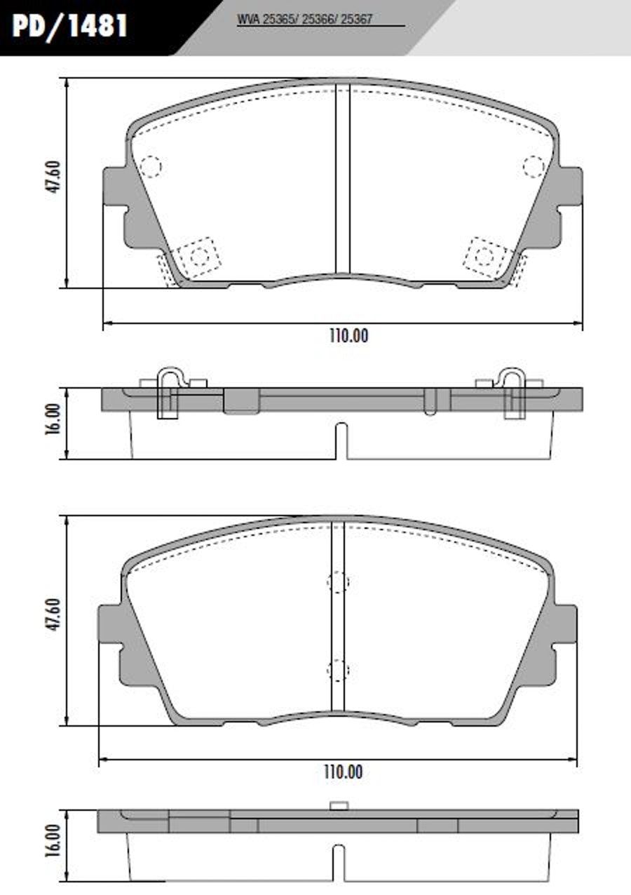 Pastilha de Freio - Fras-le - PD/1481 - Jogo