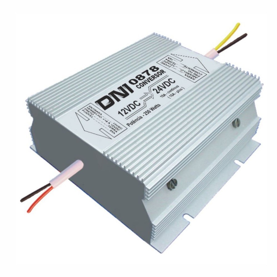 Conversor 12V para 24V 250W com 15A de Pico - DNI - DNI 0878 - Unitário