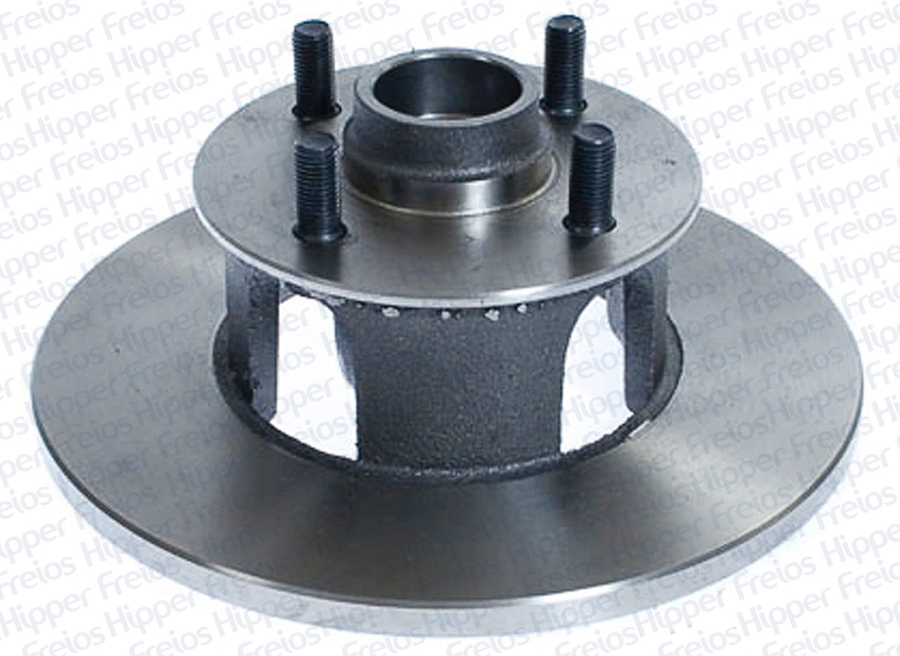 Disco de Freio Sólido Dianteiro com Cubo 238mm 50,2mm 4 Furos - Hipper Freios - HF 22 - Unitário