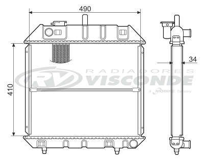 Radiador de Água - Visconde - 19719 - Unitário
