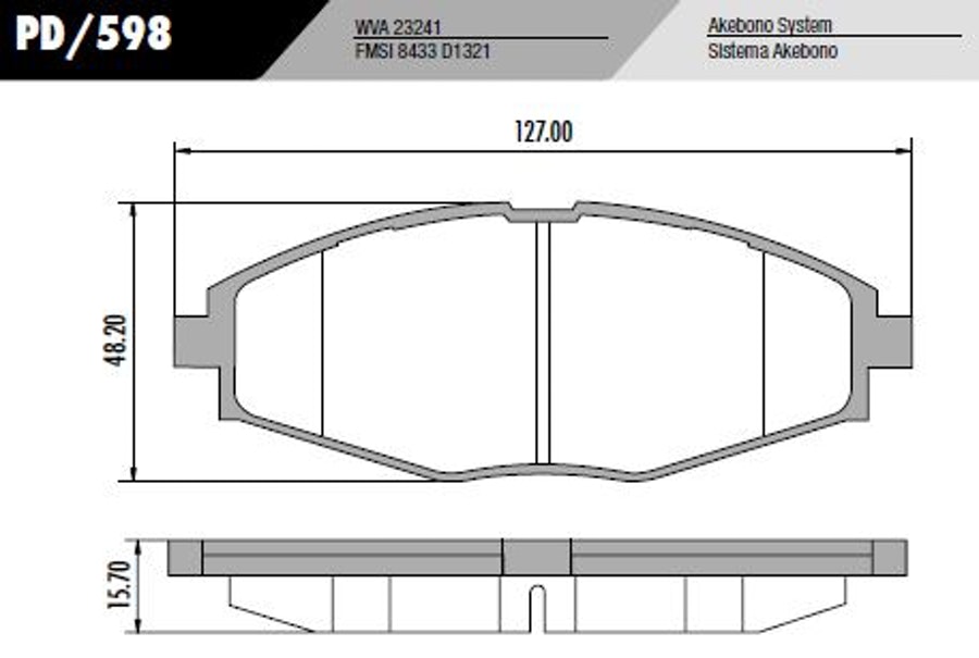 Pastilha de Freio - Fras-le - PD/598 - Jogo