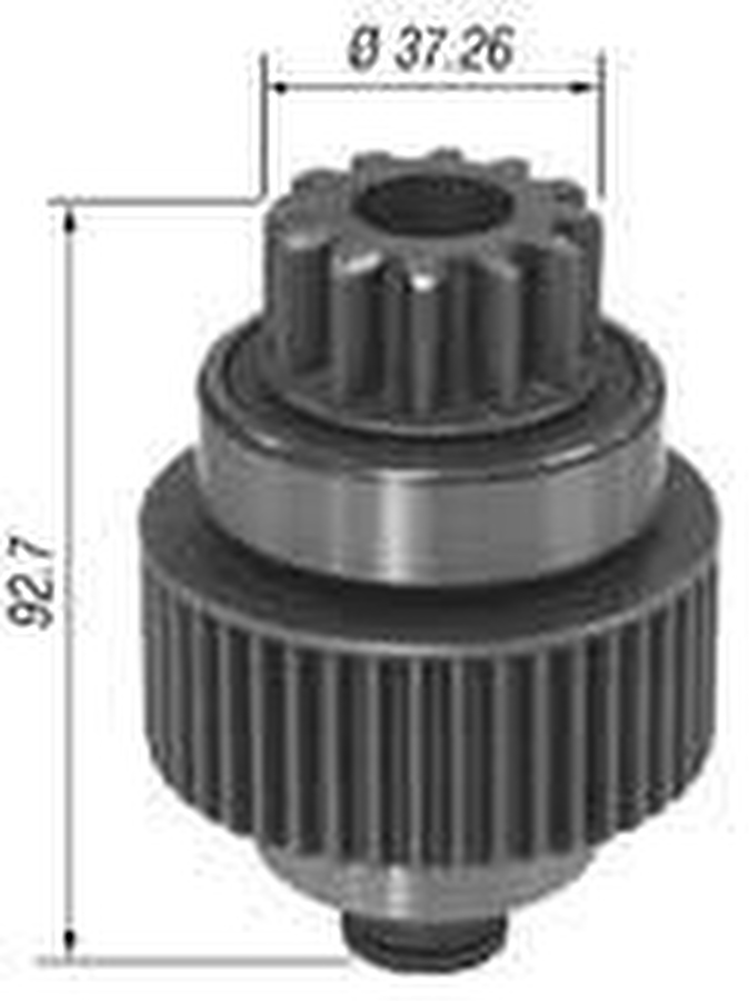 Impulsor de Partida do Motor de Arranque - Zen - 1676 - Unitário