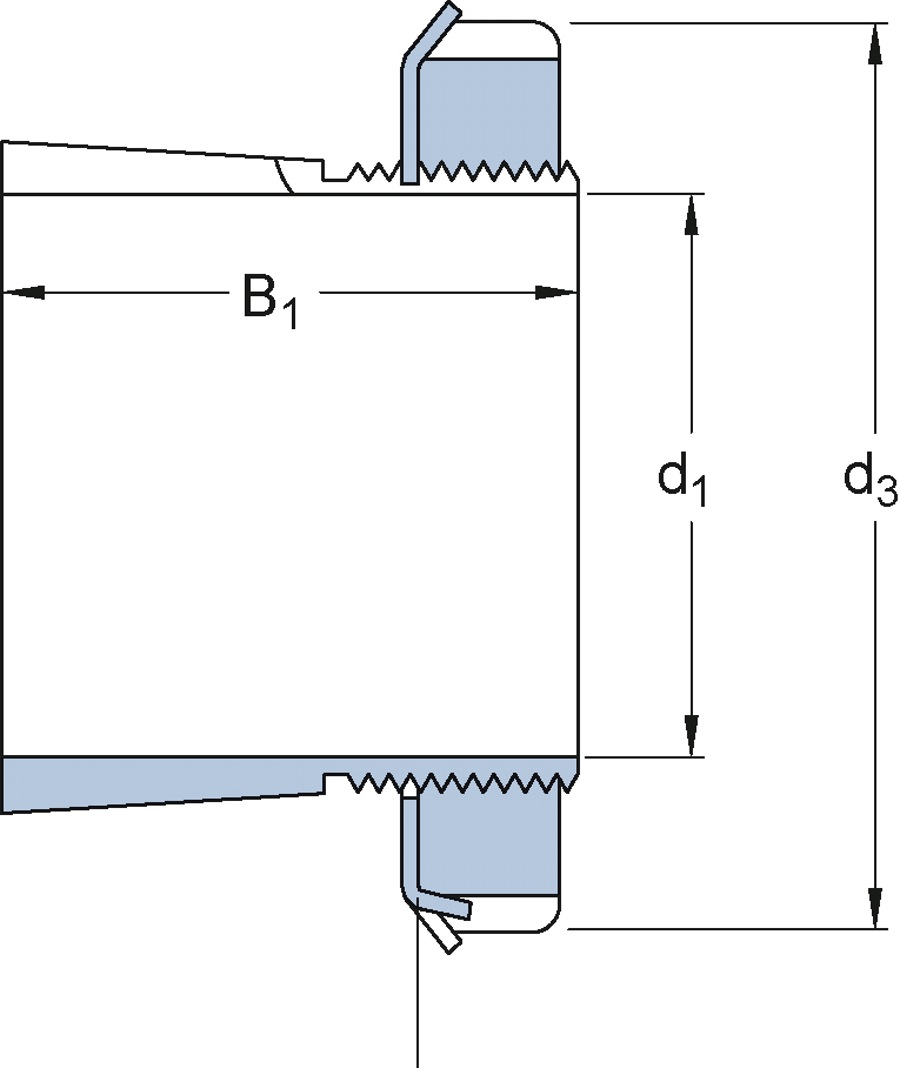 Bucha de fixação - SKF - H 3124 - Unitário
