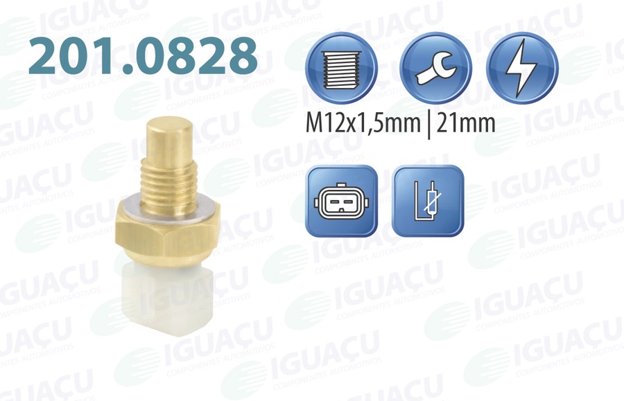 Sensor de Temperatura de Água - Iguaçu - 201.0828 - Unitário