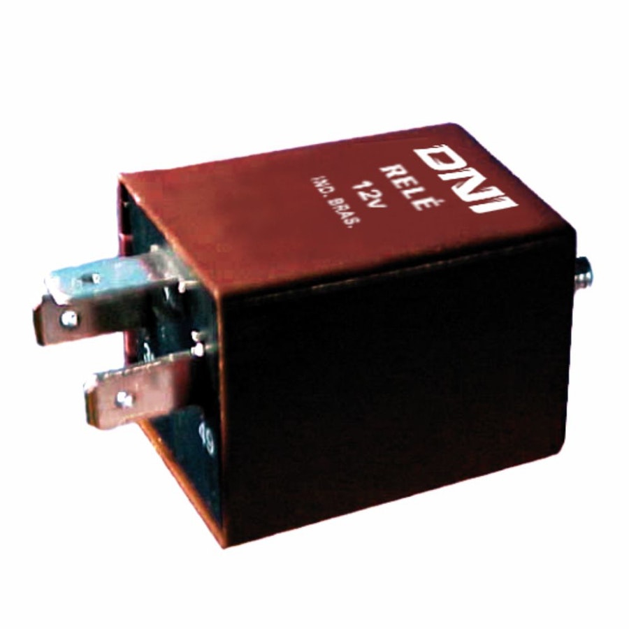 Relé de Comando do Pisca com Parafuso de Fixação 12V 3 Terminais para Audi Ford GM Toyota VW - DNI - DNI 1104 - Unitário