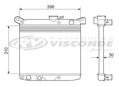 Radiador de Água - Visconde - 12205 - Unitário