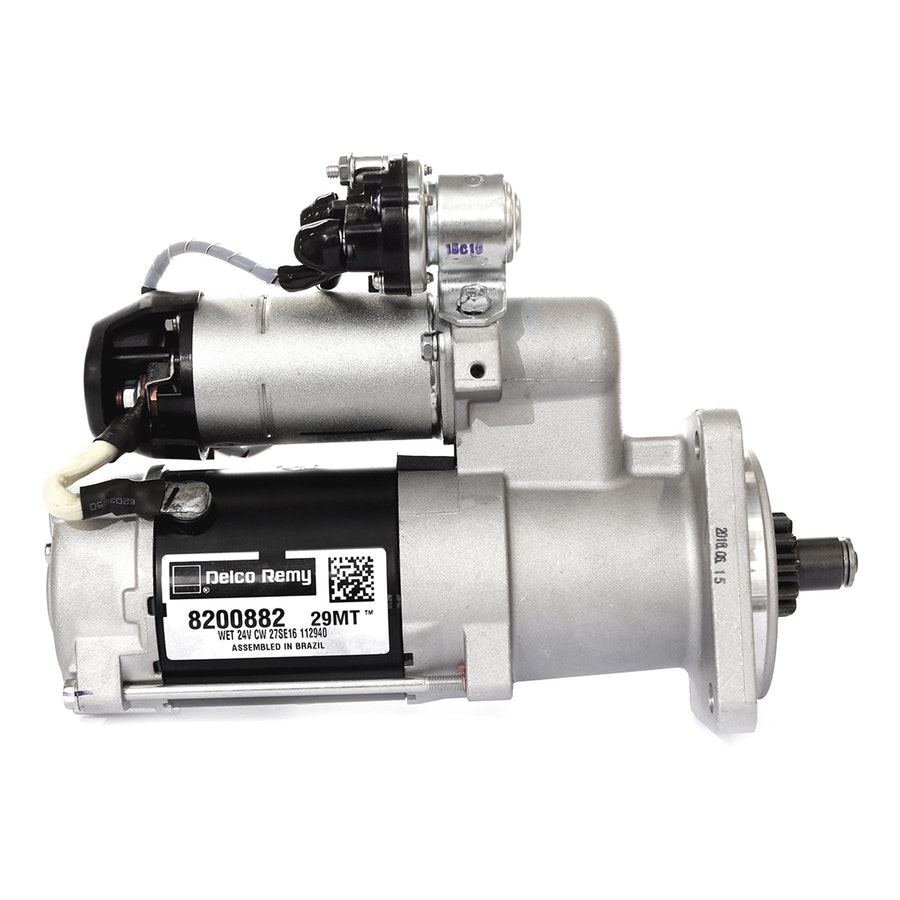 Motor de Partida 24V 4,0kW com Relé Linha Pesada 11 Dentes Relação 3 CW