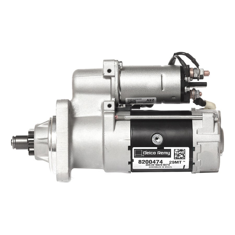 Motor de Partida 24V 4,0kW Linha Pesada 10 Dentes Relação 8/10 Rotação CW