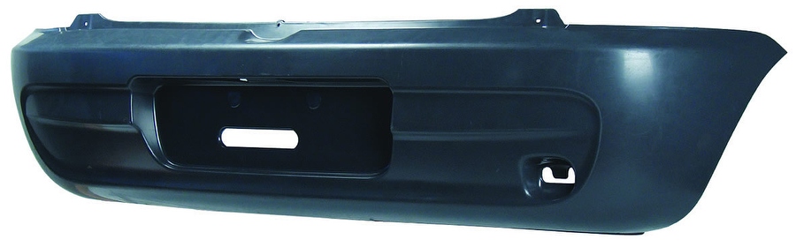 Para-Choque Preto liso Traseiro - DTS - 1752 - Unitário