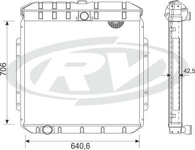 Radiador de Água - Visconde - 19269 - Unitário
