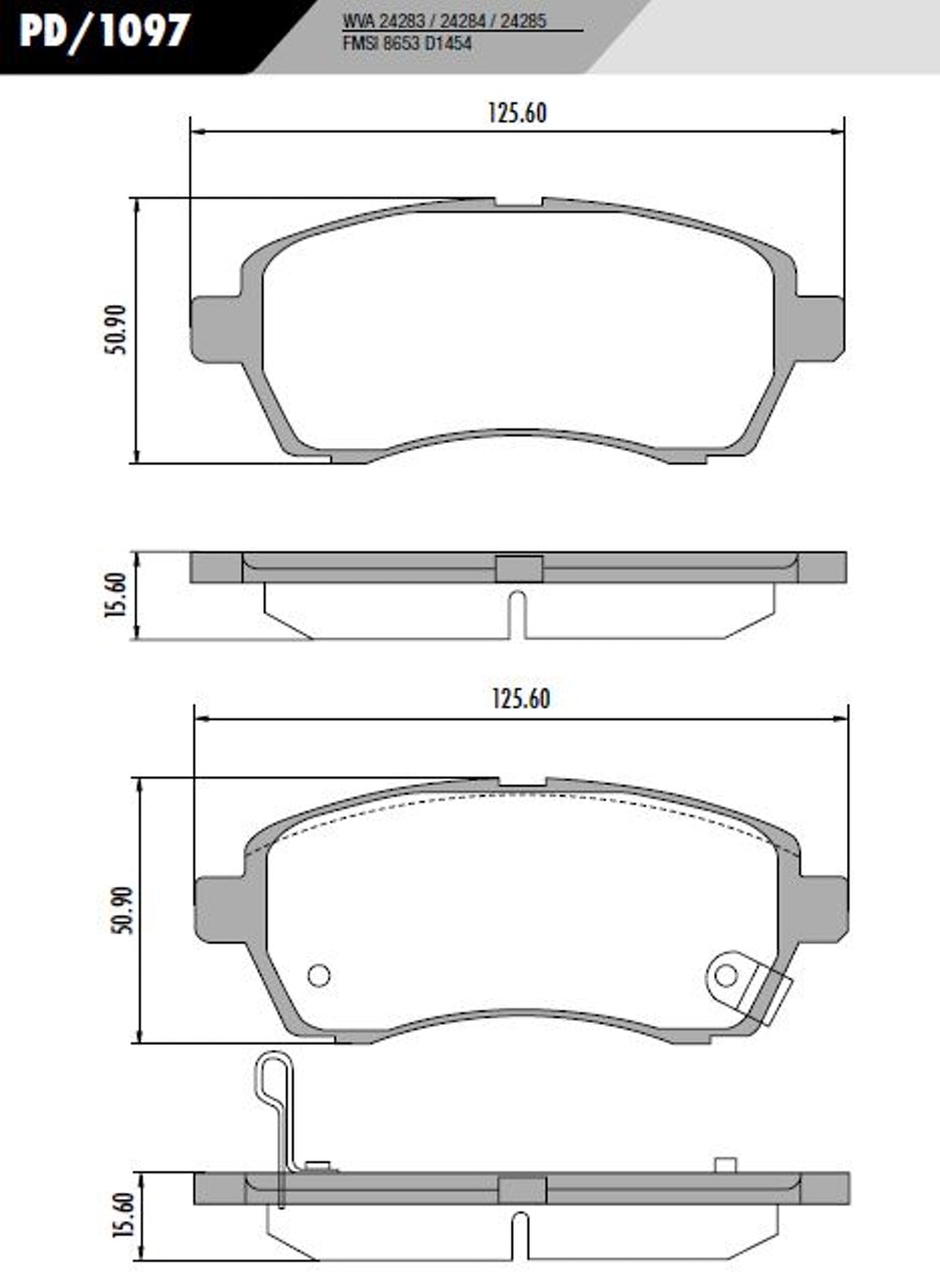 Pastilha de Freio - Fras-le - PD/1097 - Jogo