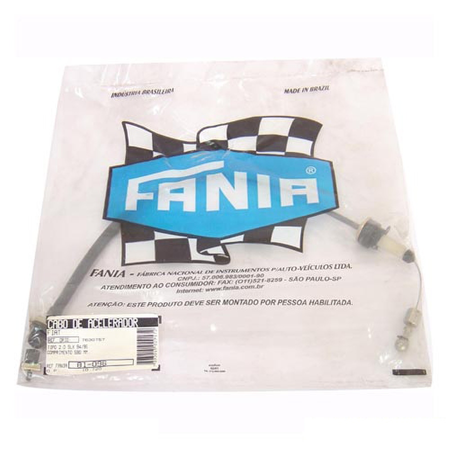 Cabo do Acelerador - Fania - 81-096 - Unitário