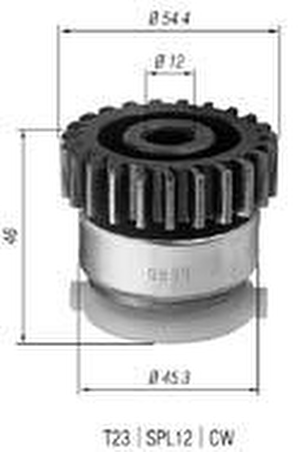 Impulsor de Partida do Motor de Arranque - Zen - 0890 - Unitário