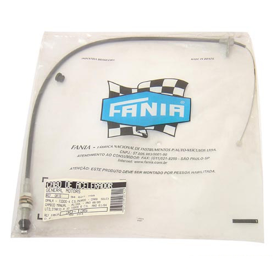 Cabo do Acelerador - Fania - 30-135 - Unitário