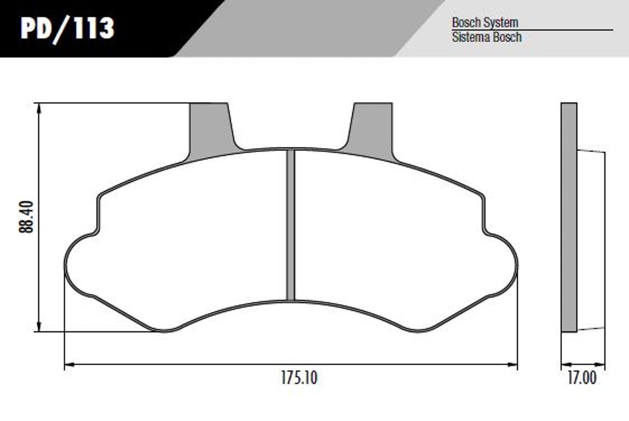 Pastilha de freio - Fras-le - PD/113 - Jogo