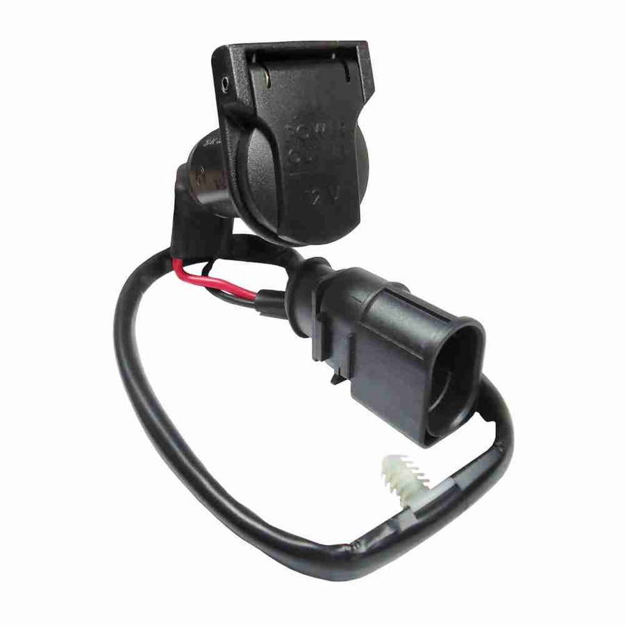 Tomada Polarizada Universal Audi/Vw 2H0919309B e Avibras 321018-9 Selada + Chicote - com Tampa - DNI - DNI 0606 - Unitário