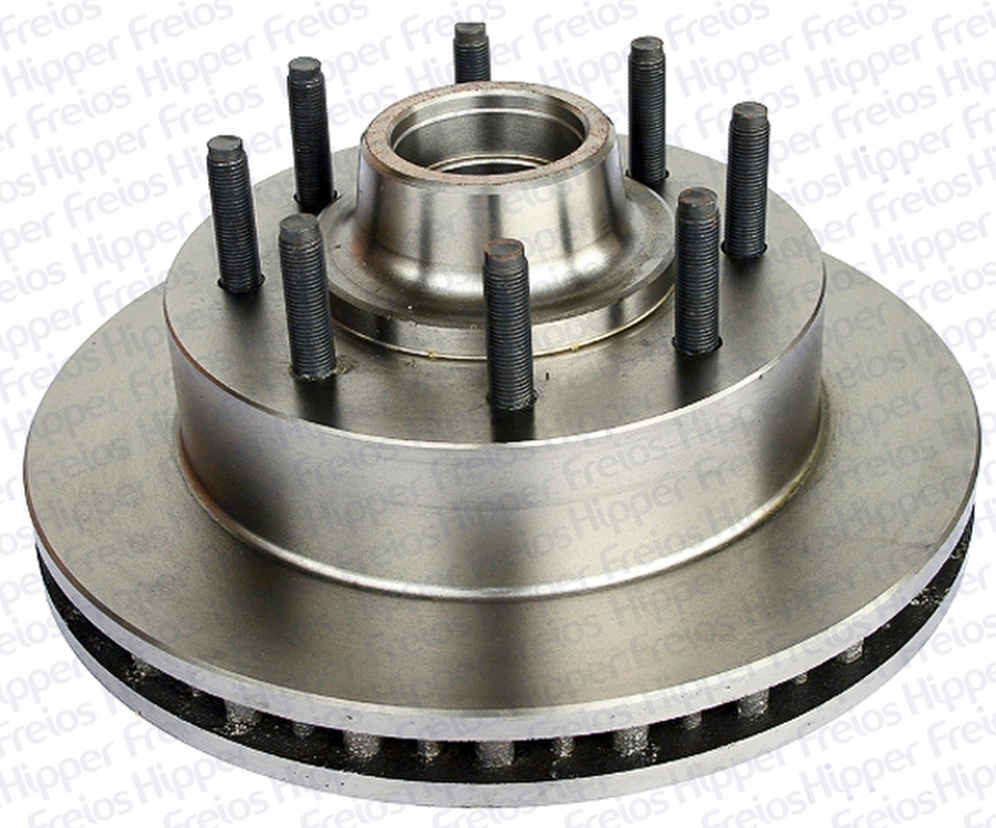 Disco de Freio Ventilado com Cubo - Hipper Freios - HF 251D - Par