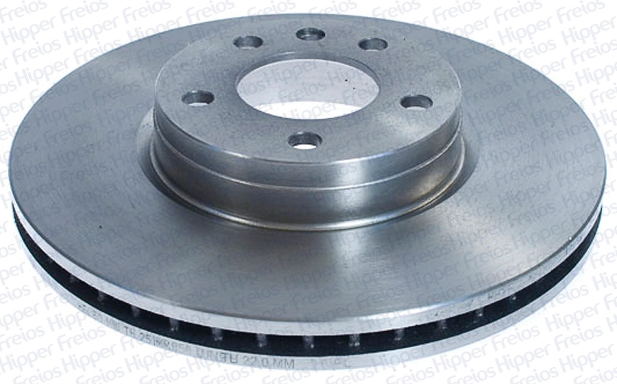 Disco de Freio Ventilado sem Cubo - Hipper Freios - HF 50 - Par