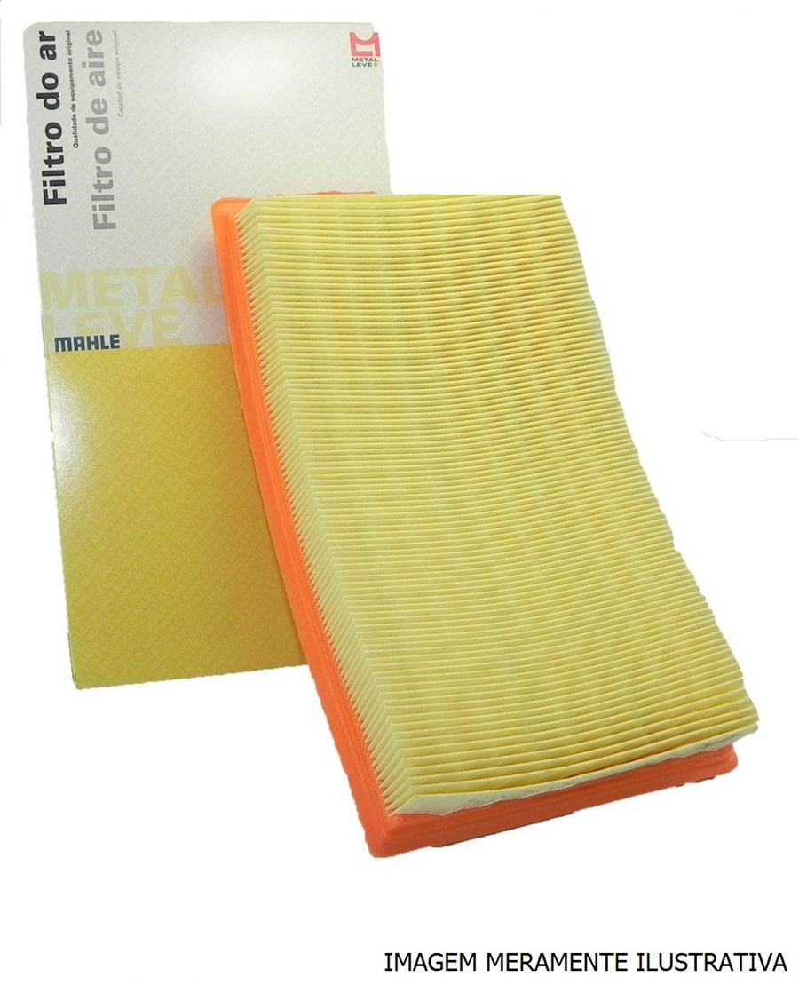 Elemento do Filtro de Ar - MAHLE - LX1057 - Unitário