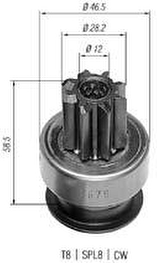 Impulsor de Partida do Motor de Arranque - Zen - 0679 - Unitário