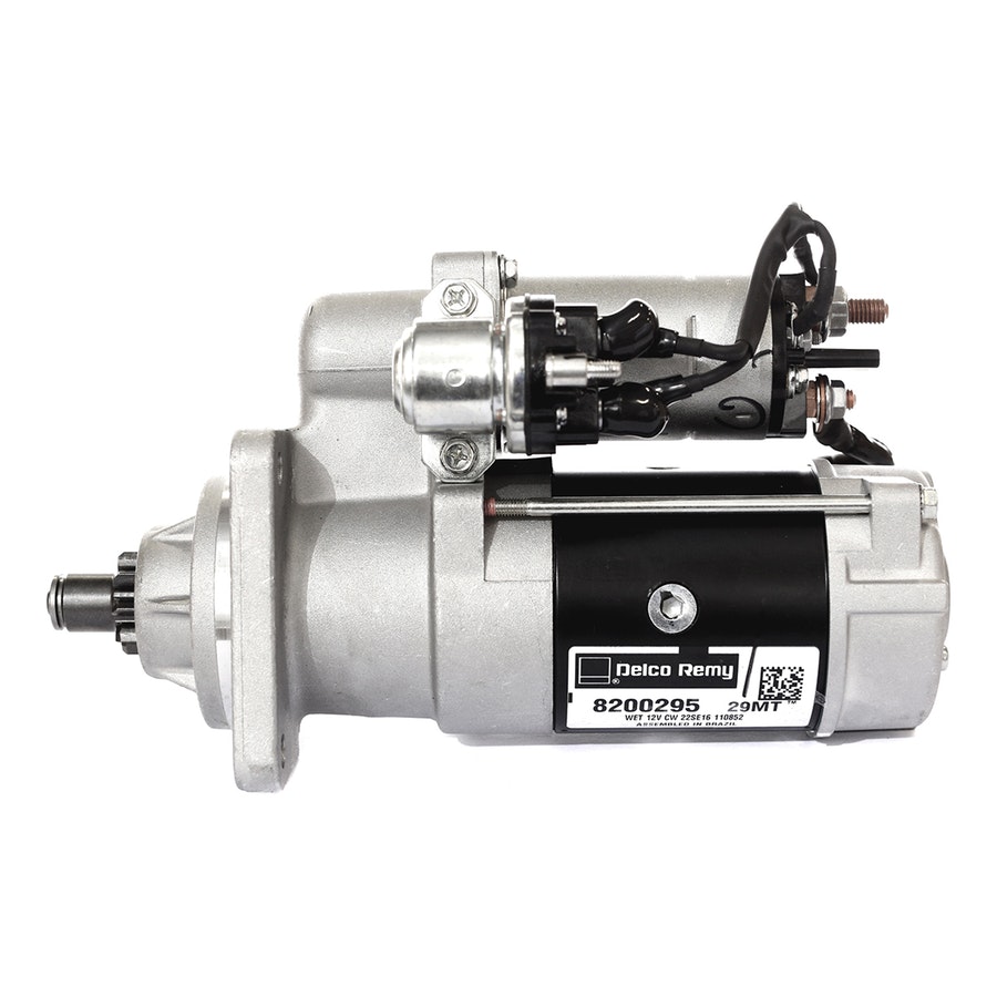 Motor de Partida 12V 3,3kW Linha Pesada MBB com 9 Dentes e Relação 3 CW