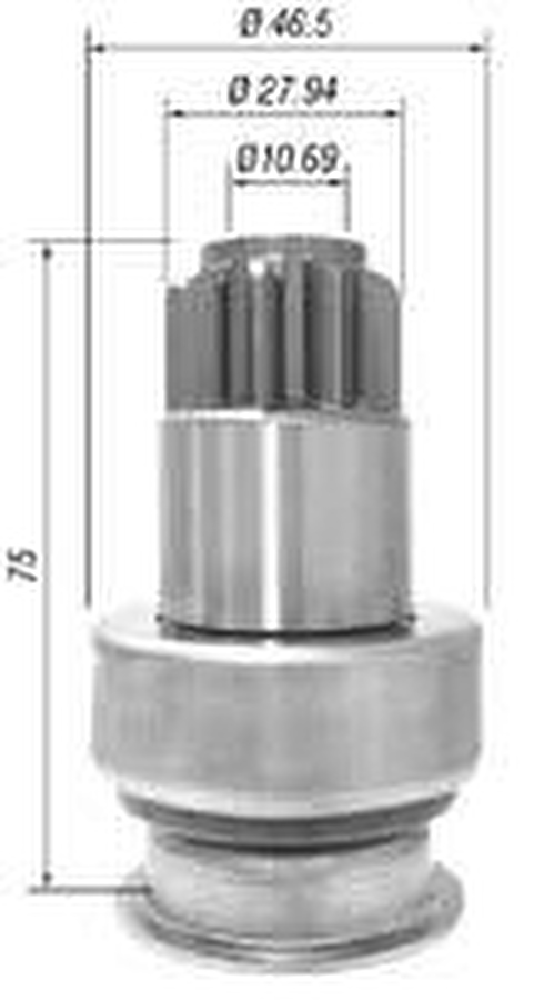 Impulsor de Partida do Motor de Arranque - Zen - 1680 - Unitário