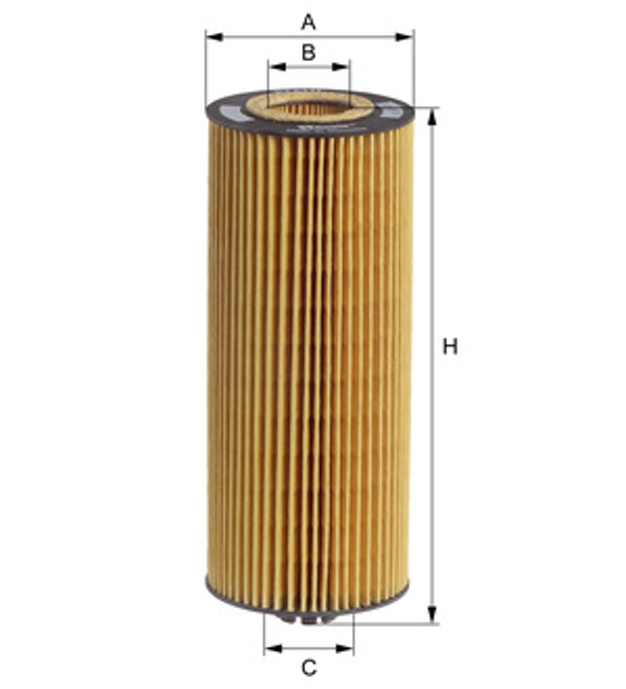 Elemento Filtro Óleo - Hengst - E161H D28 - Unitário