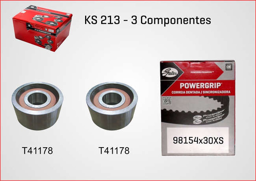 Kit de Correia Dentada - Gates - KS213 - Unitário