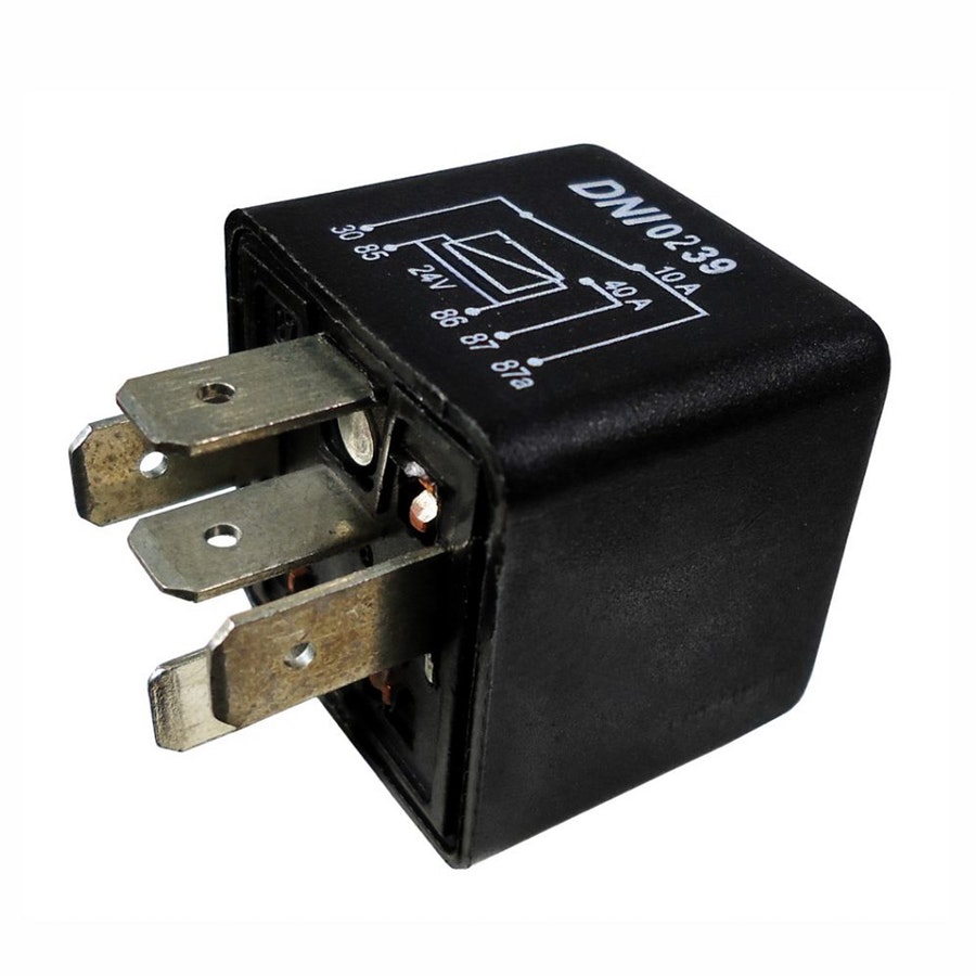 Relé Auxiliar Reversor Audi / Volvo / Ford / Iveco - 24V 5 Terminais - DNI - DNI 0239 - Unitário