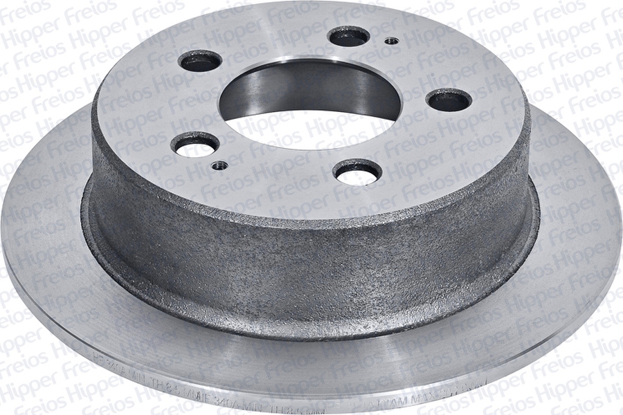Disco de Freio Sólido sem Cubo - Hipper Freios - HF 340A - Par