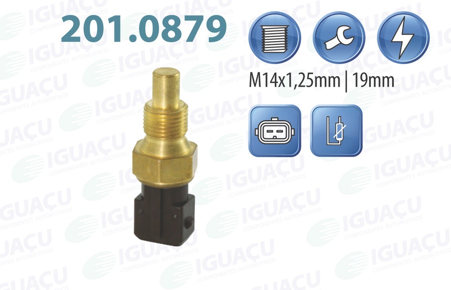 Sensor de Temperatura de Água - Iguaçu - 201.0879 - Unitário