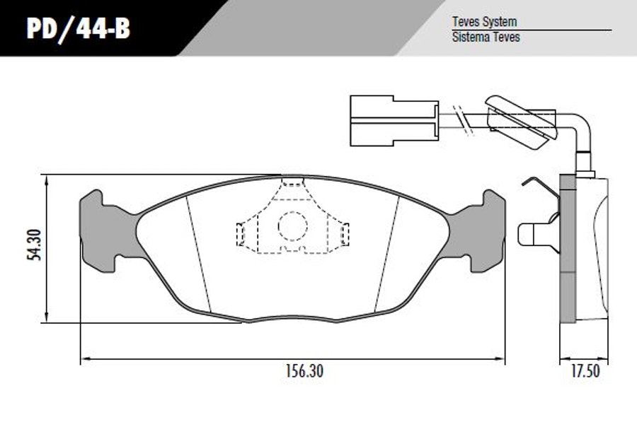 Pastilha de Freio - Fras-le - PD/44-B - Jogo