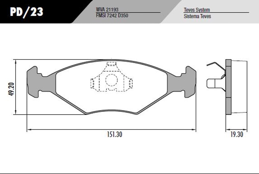 Pastilha de Freio - Fras-le - PD/23 - Jogo