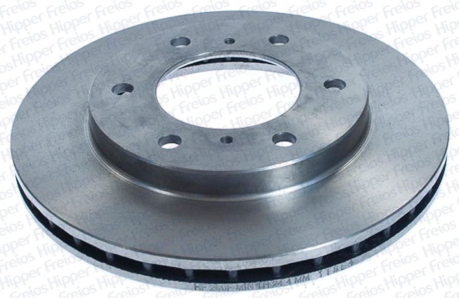 Disco de Freio Ventilado sem Cubo - Hipper Freios - HF 200F - Par