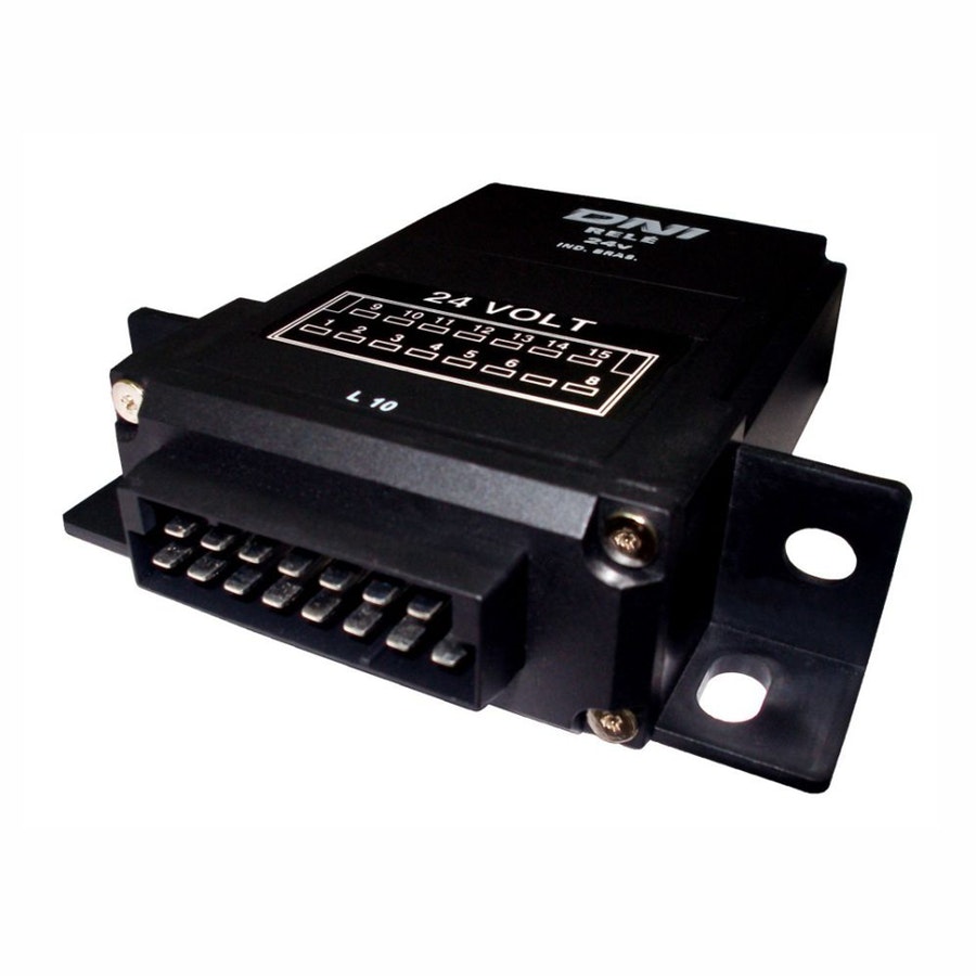 Caixa de Relé E.D.C. Volvo 1618789/ 21268161 - 15 Terminais 24V com Suporte - DNI - DNI 8854 - Unitário