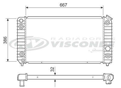 Radiador de Água - Visconde - 12214 - Unitário