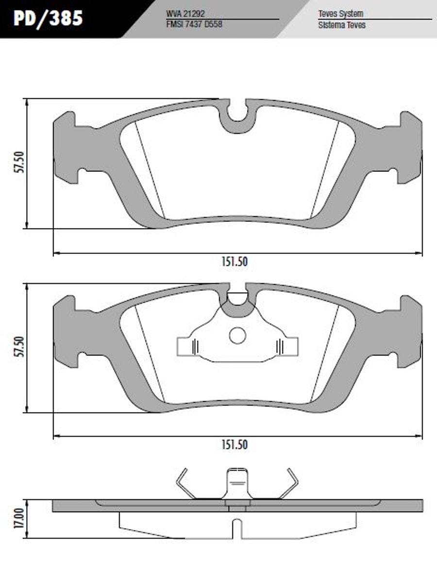 Pastilha de Freio - Fras-le - PD/385 - Jogo
