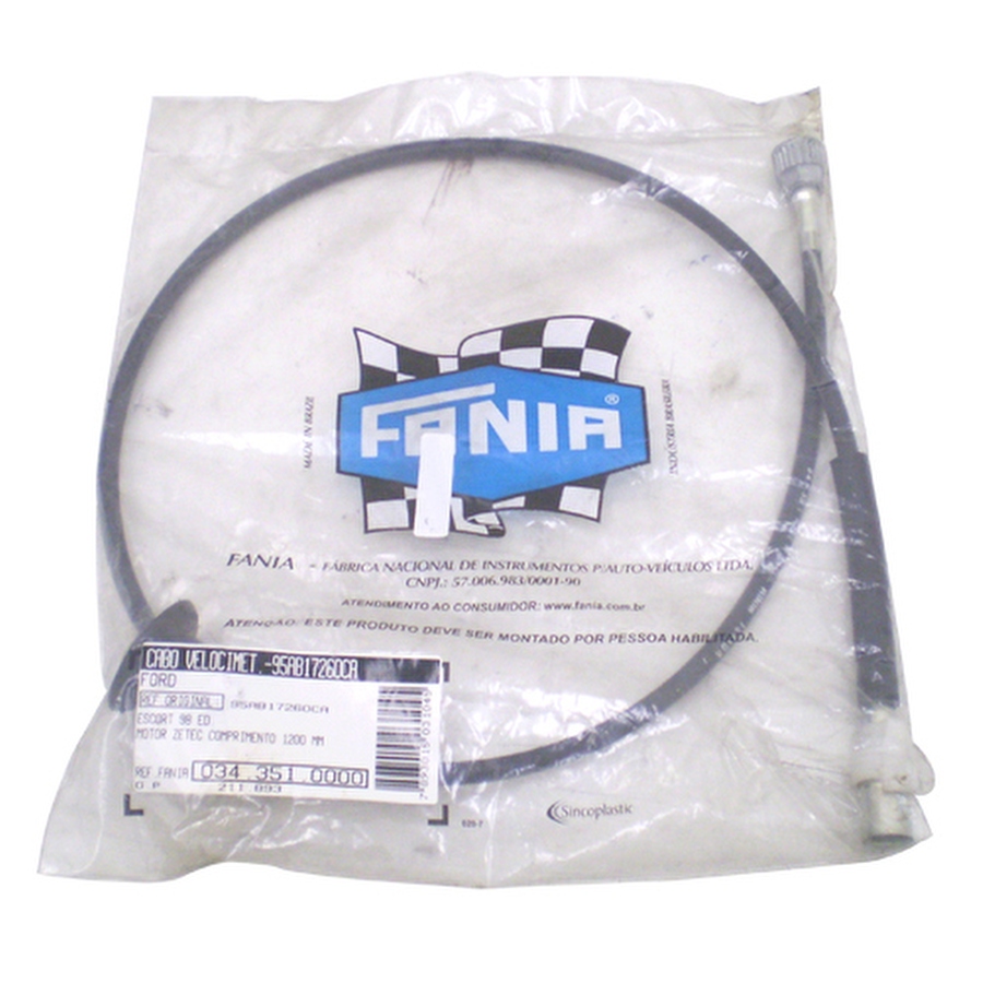 Cabo do Velocímetro - Fania - 34-351 - Unitário