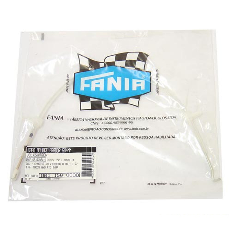 Cabo do Acelerador - Fania - 61-156 - Unitário