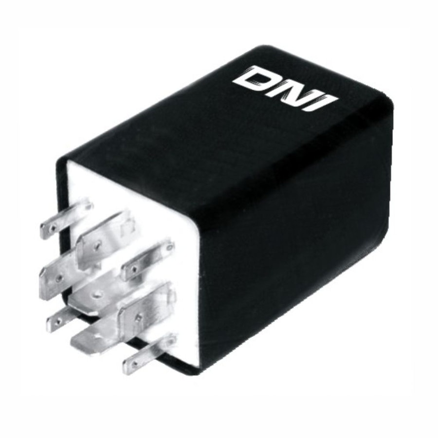 Relé do Levantamento do 3º Eixo Scania 1358357 / 1408691 - 24V 9 Terminais - DNI - DNI 8855 - Unitário