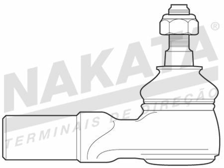 Terminal de Direção - Nakata - N 99057 - Unitário