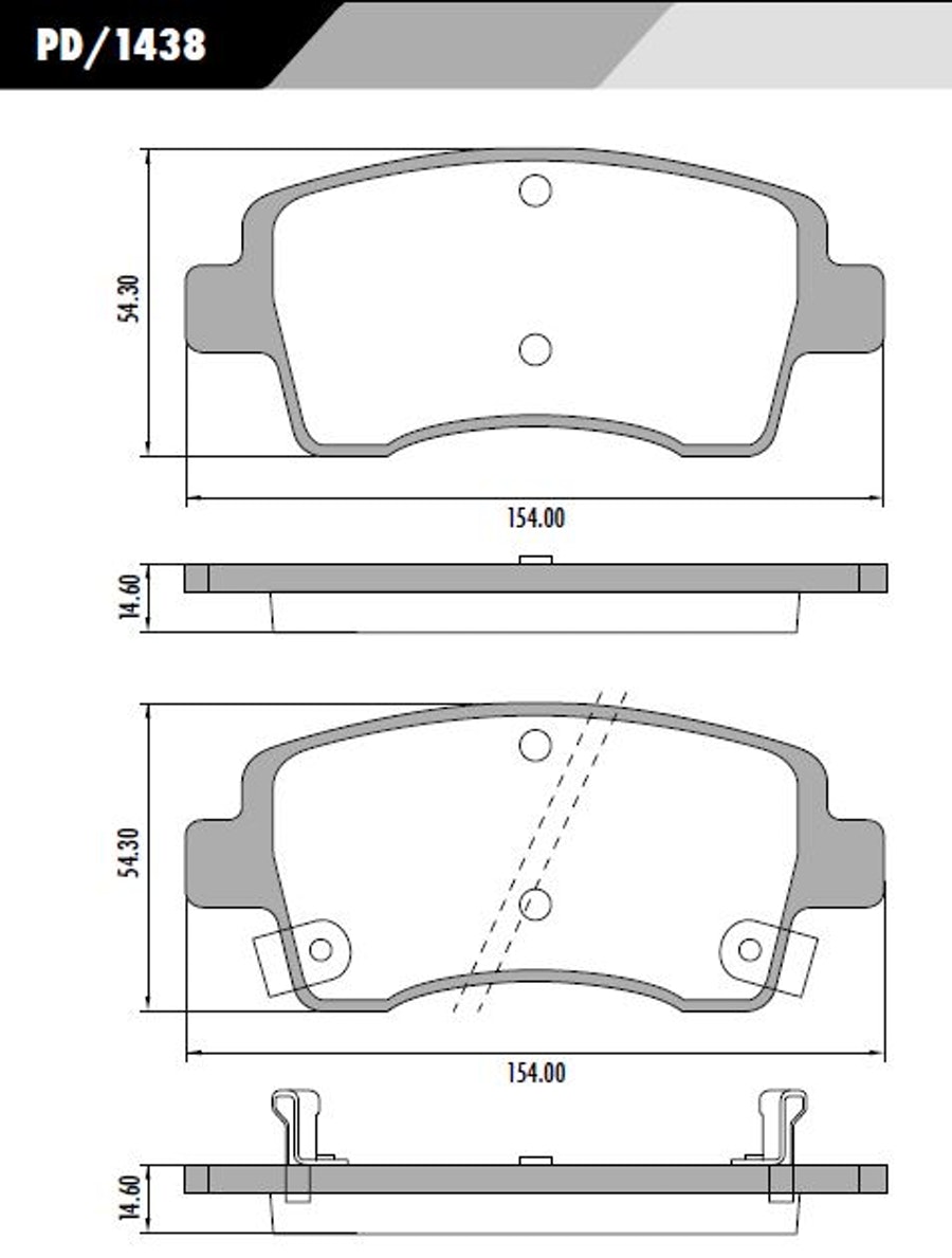 Pastilha de Freio - Fras-le - PD/1438 - Jogo