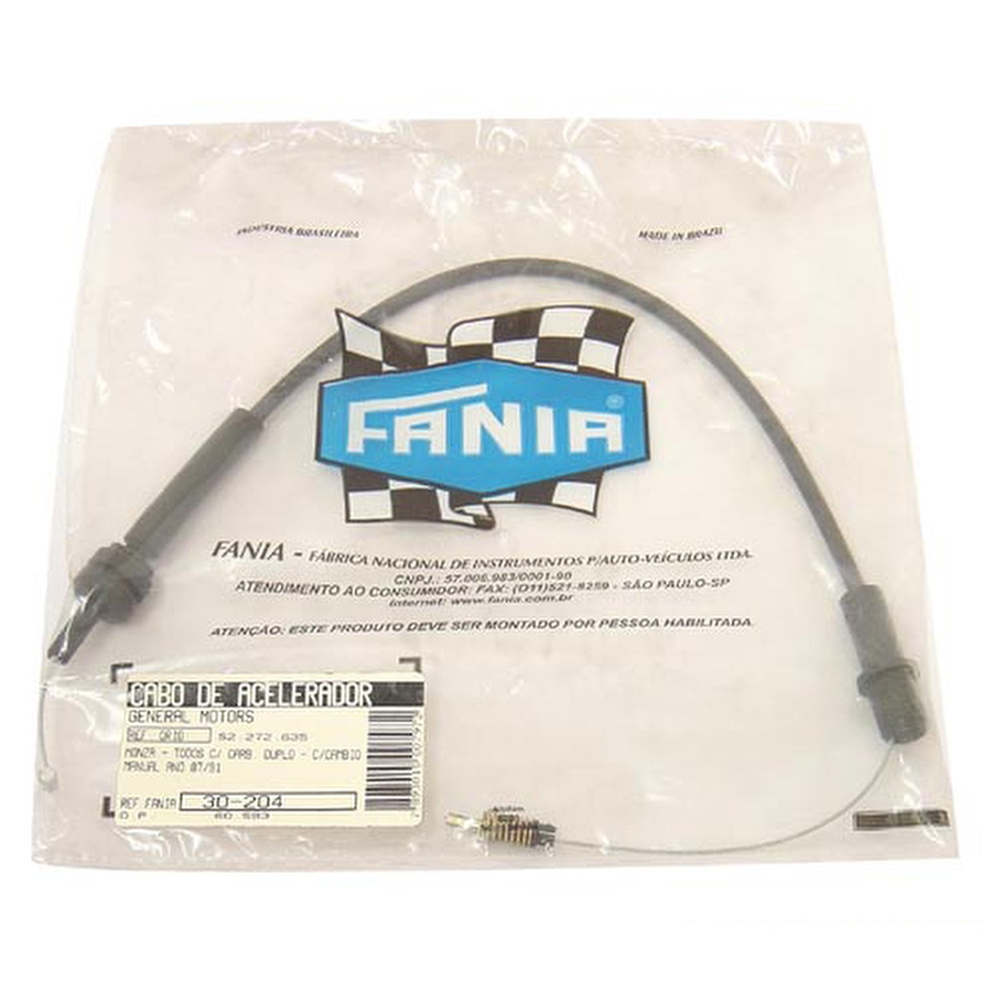 Cabo do Acelerador - Fania - 30-204 - Unitário