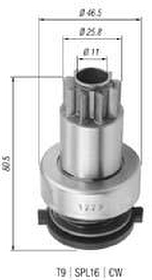 Impulsor de Partida do Motor de Arranque - Zen - 1223 - Unitário