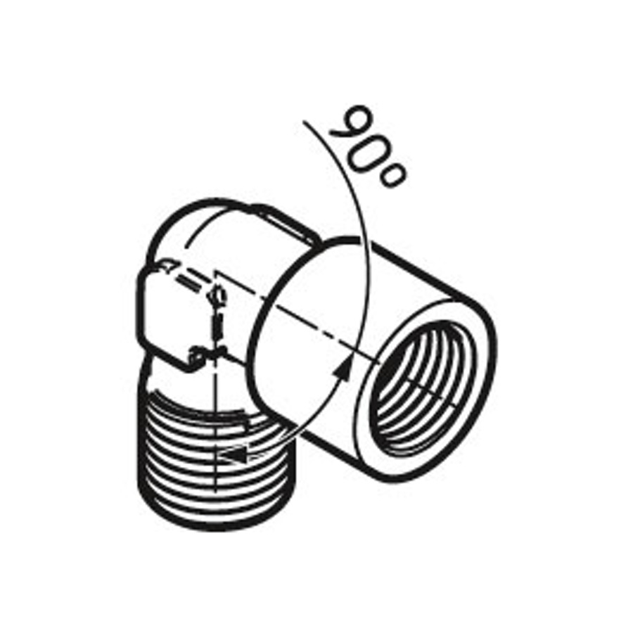 Conexão angular de 90° - SKF - LAPA 90 - Unitário