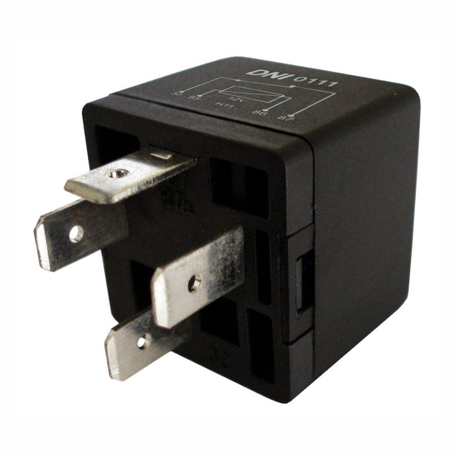 Relé Auxiliar Vw / Audi / Ford / Gm / Mercedes -Benz / Hyundai / Kia - 12V e 4 Terminais - DNI - DNI 0111 - Unitário