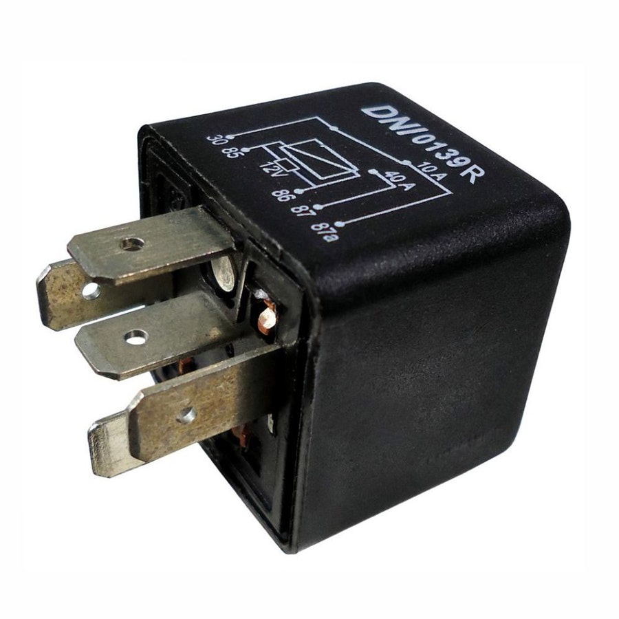 Relé Auxiliar Reversor com Resistor Iveco / Foton / Mercedes-Benz - 12V 5 Terminais - DNI - DNI 0139R - Unitário
