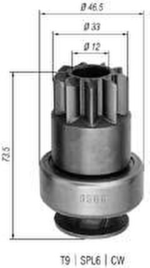 Impulsor de Partida do Motor de Arranque - Zen - 0906 - Unitário