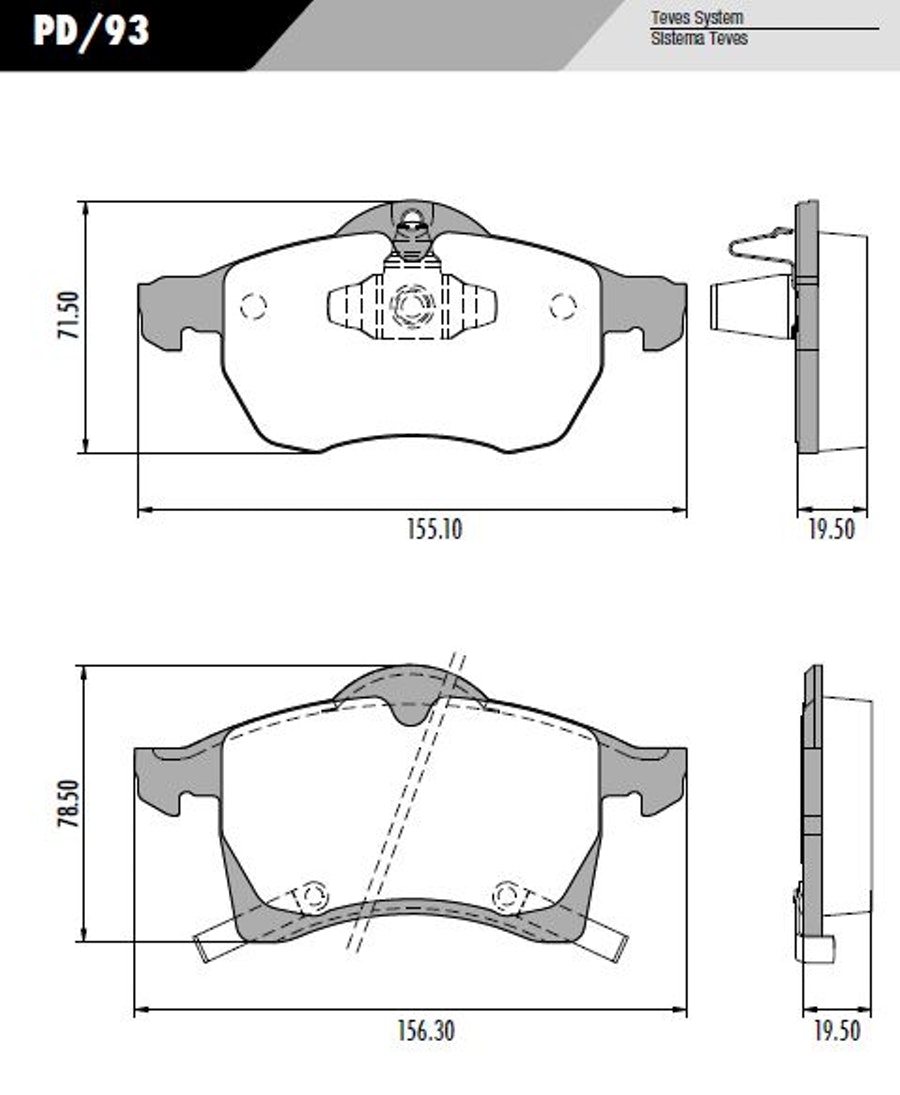 Pastilha de Freio - Fras-le - PD/93 - Jogo