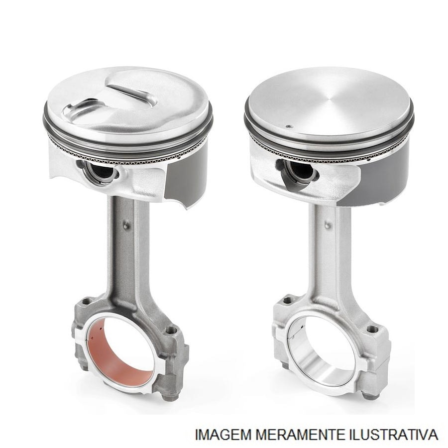 Jogo de Pistão e Anel - Mahle Metal Leve - P&A9133 STD - Jogo